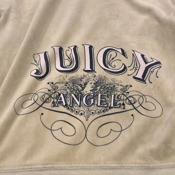 Vintage Juicy Couture Light Green Velour Jacket - Picture 3 of 4